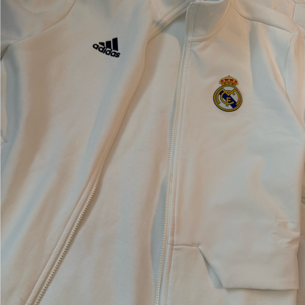 Adidas White Sustainable Jacket